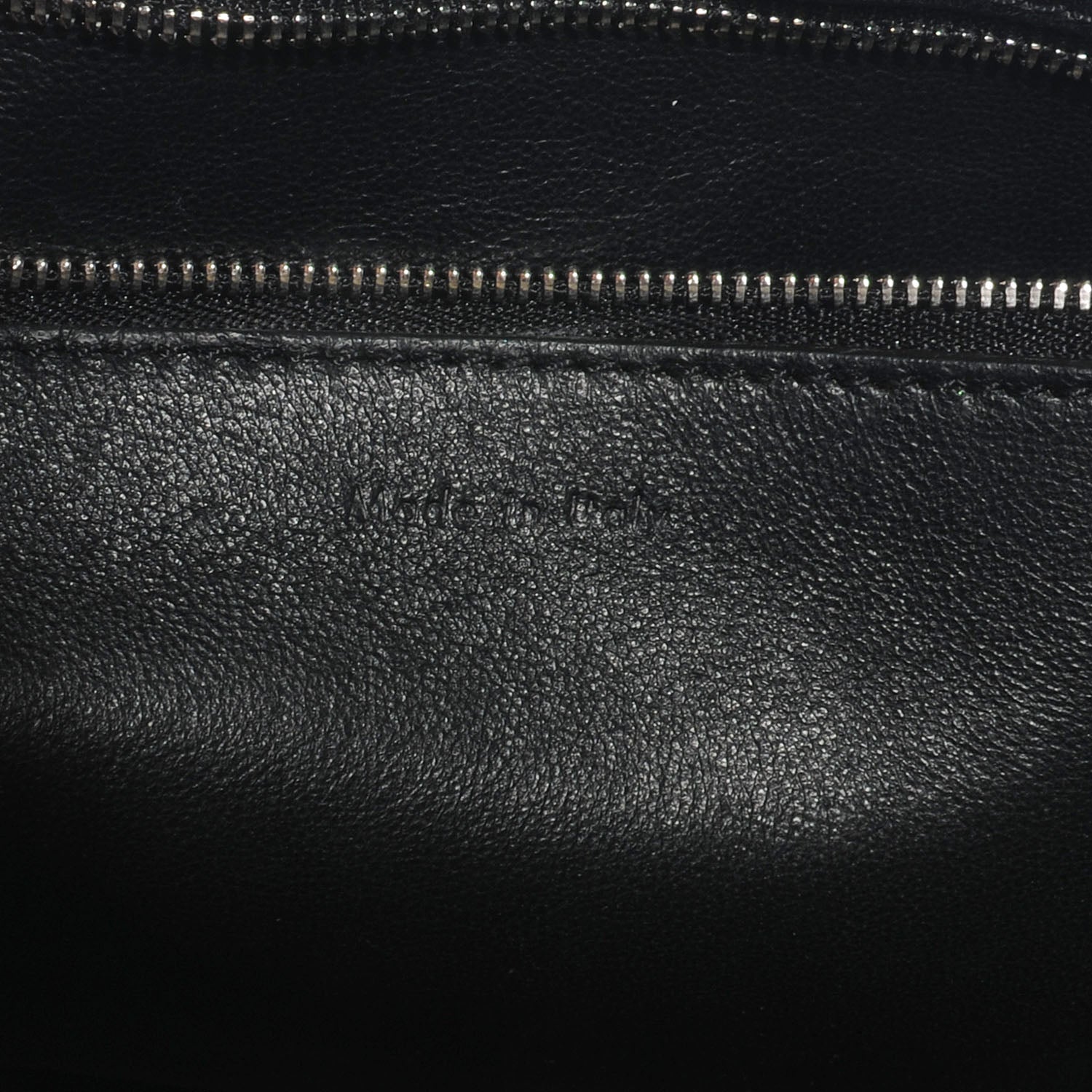 Celine Textured Calfskin Medium Edge Shoulder Bag Black 7 of 9