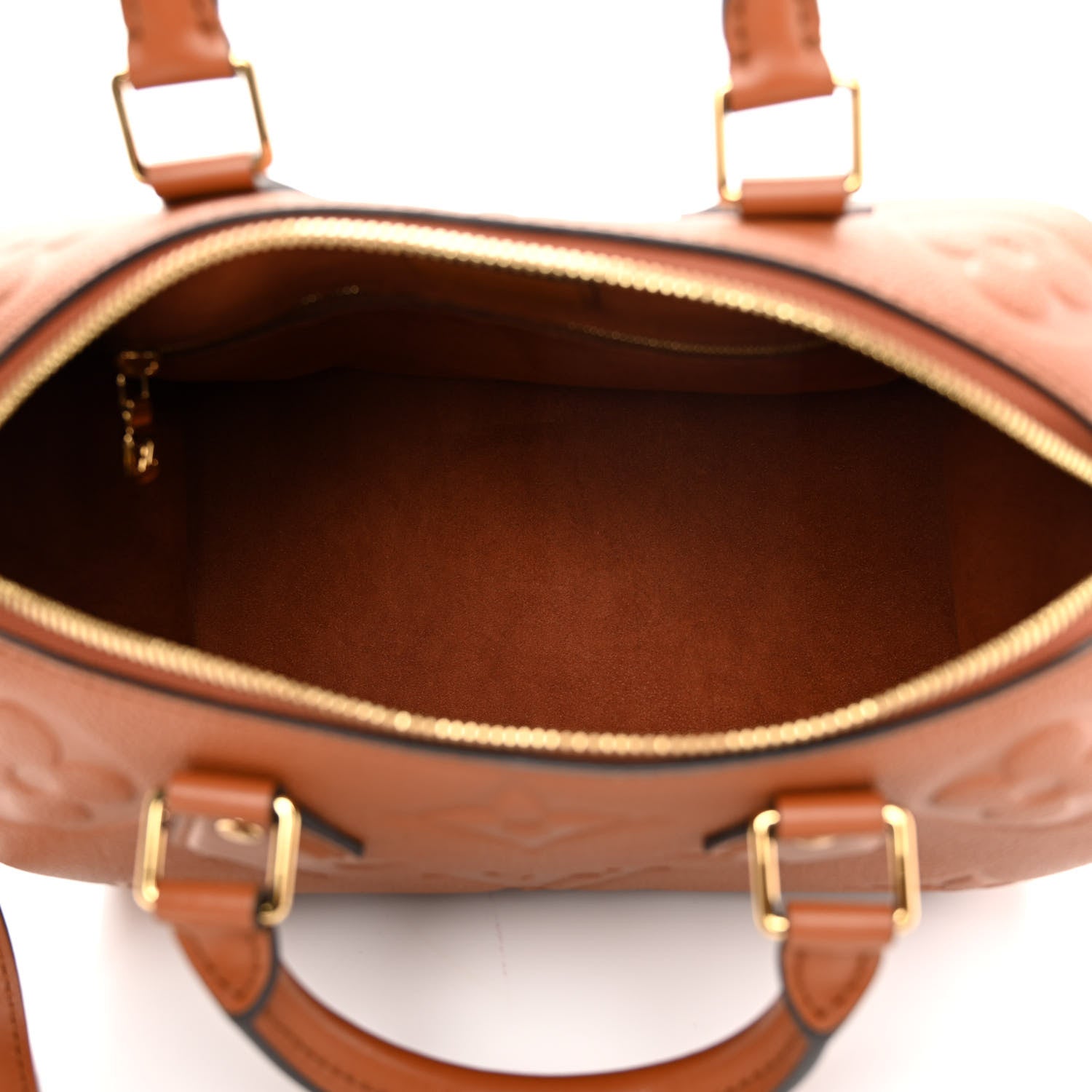 Louis Vuitton Empreinte Monogram Giant Speedy Bandouliere 25 Cognac 5 of 9
