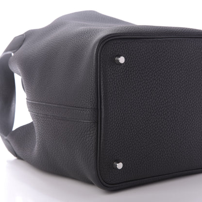 Hermes Taurillon Clemence Picotin Lock 22 MM Black 6 of 10