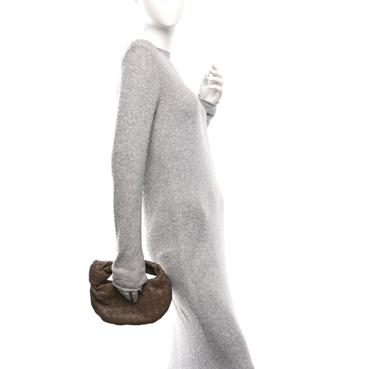 Bottega Veneta Nappa Intrecciato Mini Jodie Dark Taupe 2 of 11