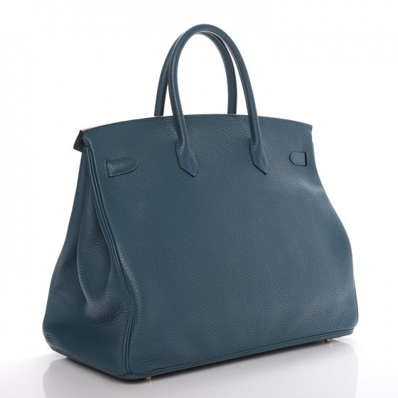 Hermes Fjord Birkin 40 Bleu Tempete 3 of 8