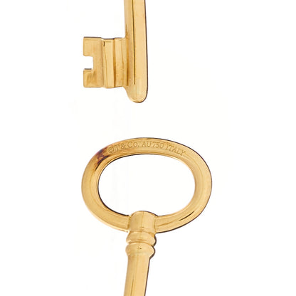 Tiffany 18K Yellow Gold Keys Wire Bracelet 3 of 3
