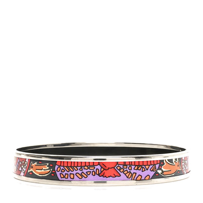 Hermes Enamel Printed Narrow Bracelet 70 3 of 5