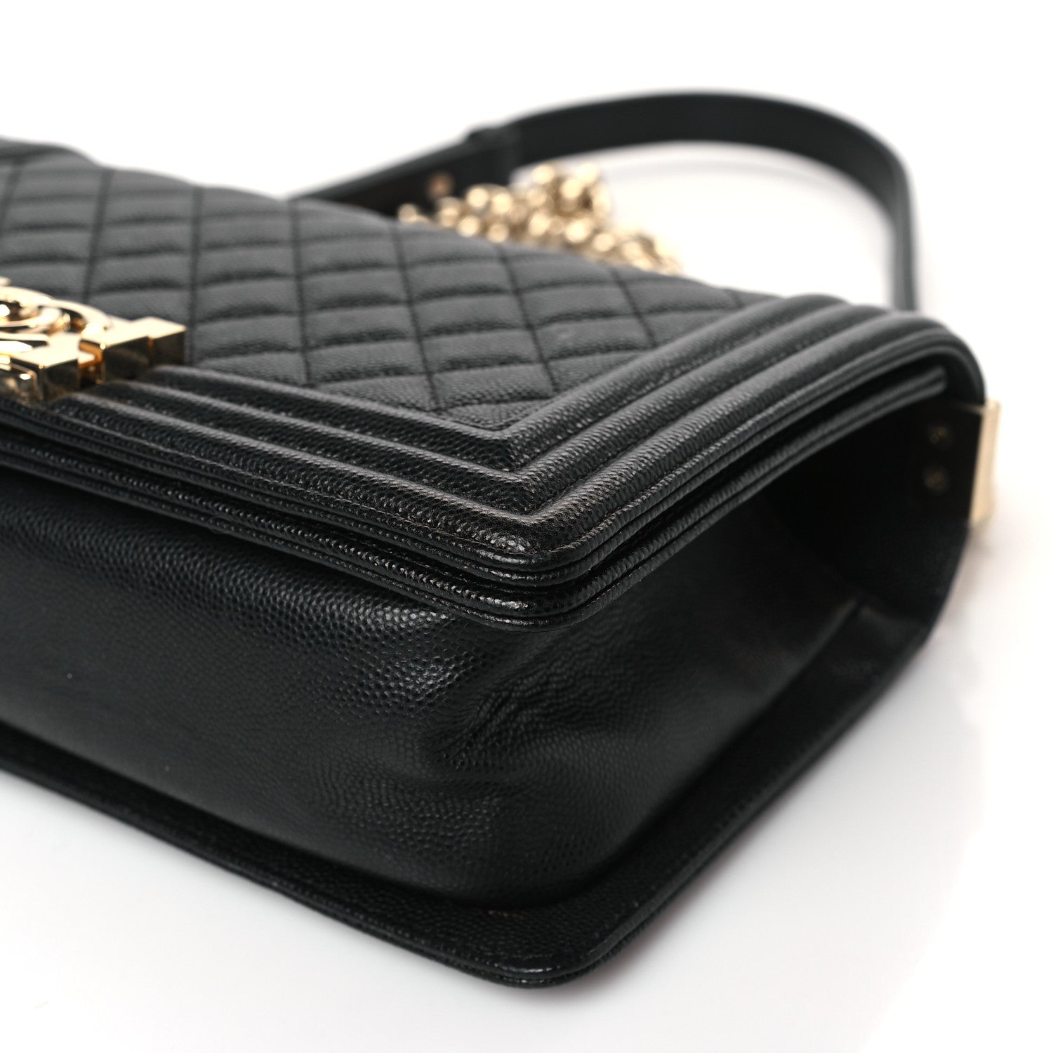 Chanel Caviar Quilted Medium Boy Flap Black 8 of 8
