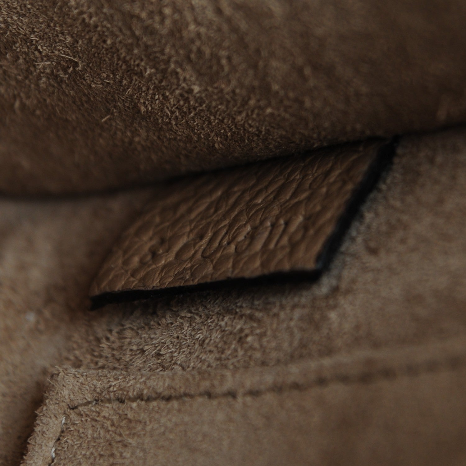 Celine Drummed Calfskin Nano Luggage Dune 7 of 7