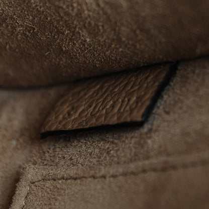 Celine Drummed Calfskin Nano Luggage Dune 7 of 7