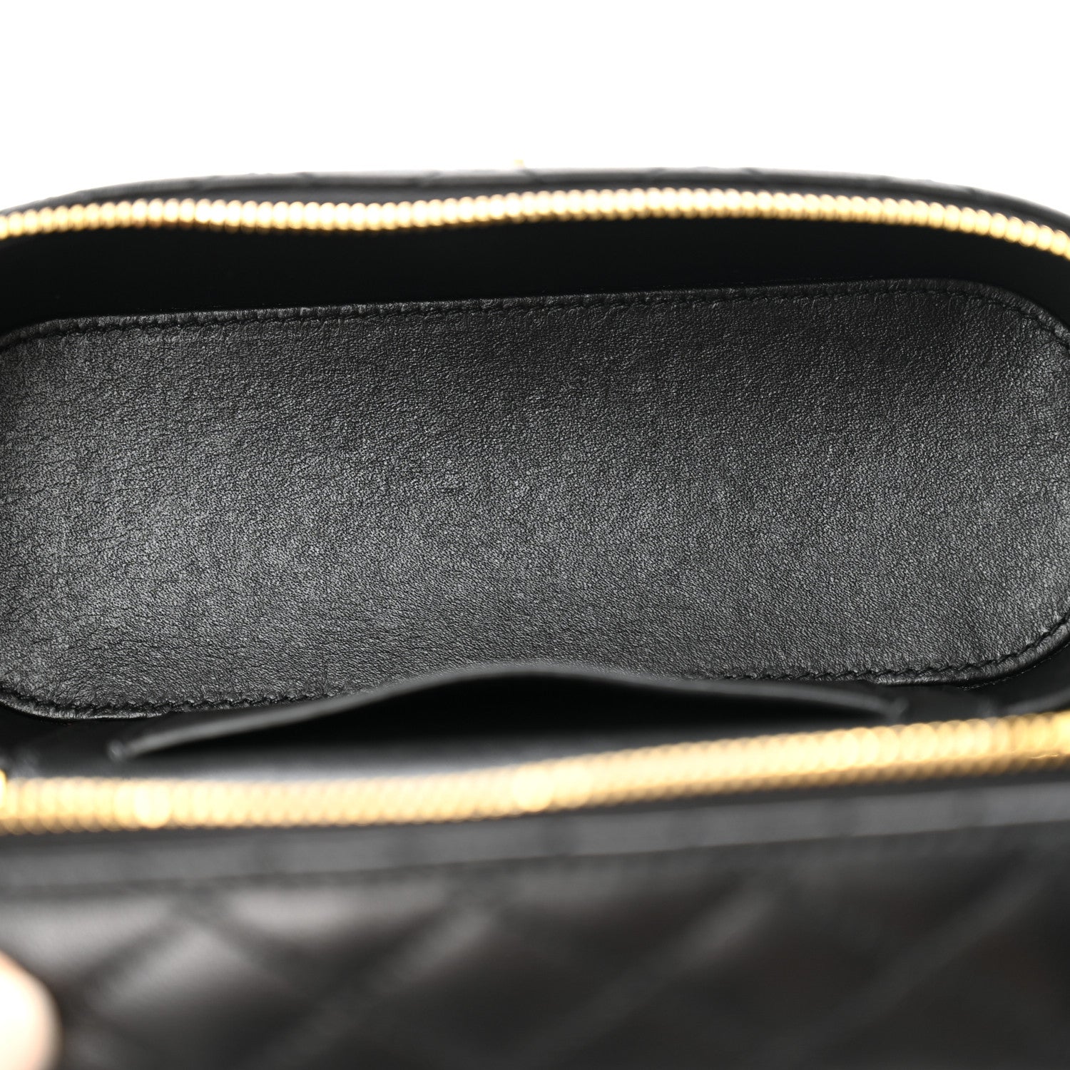 Saint Laurent Lambskin Quilted Mini Gaby Vanity Case Black 5 of 12