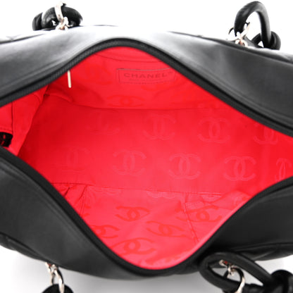 Chanel Calfskin Quilted Large Cambon Bowler Black 5 of 10