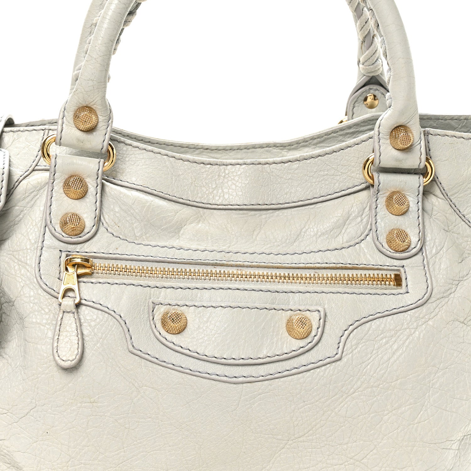 Balenciaga Agneau Giant 12 Gold Hardware Velo Gris Glace 9 of 11