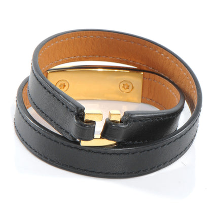 Hermes Chamonix Rivale Double Tour Bracelet S Black 3 of 5