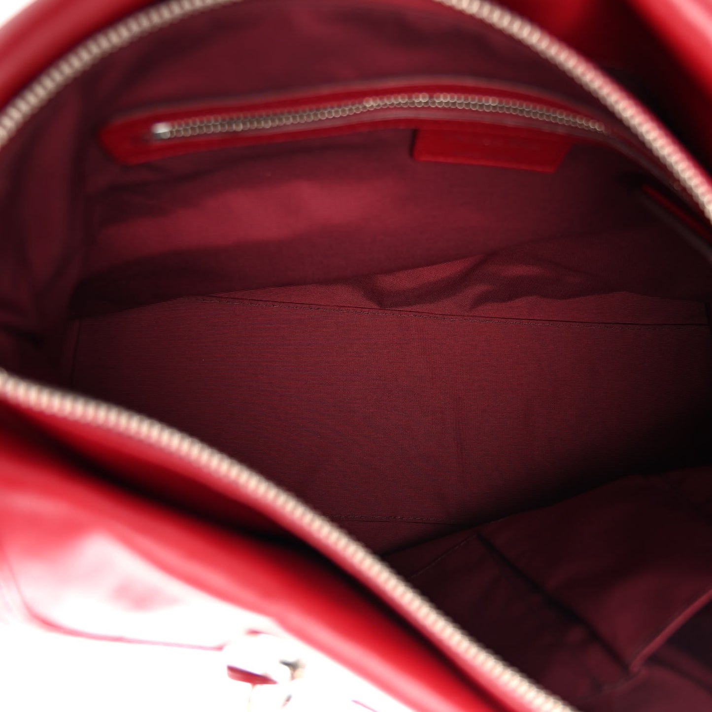 Lambskin Cannage Medium Granville Tote Red