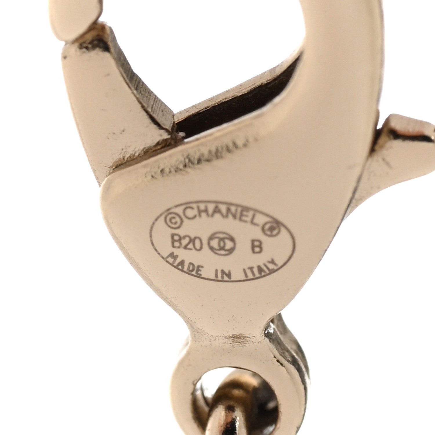 Chanel Pearl Crystal Lambskin Chain CC Short Necklace Black Gold 6 of 8