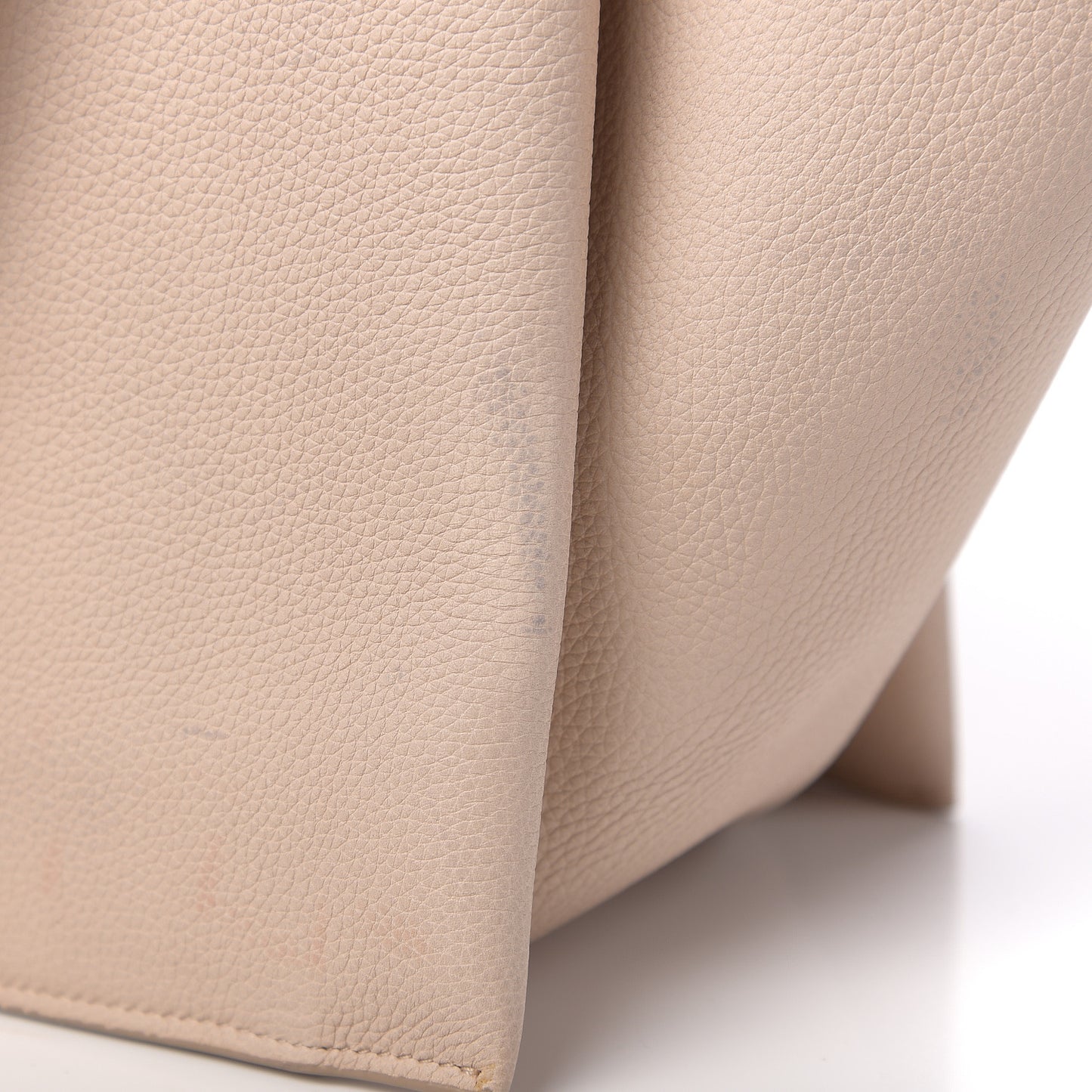 Baby Grained Calfskin Small Tri-Fold Bag Powder