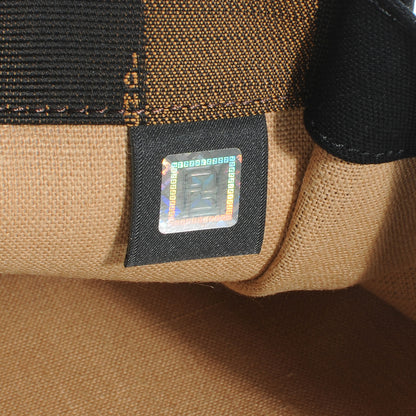 Fendi Pequin Shopping Tote Tobacco 8 of 8