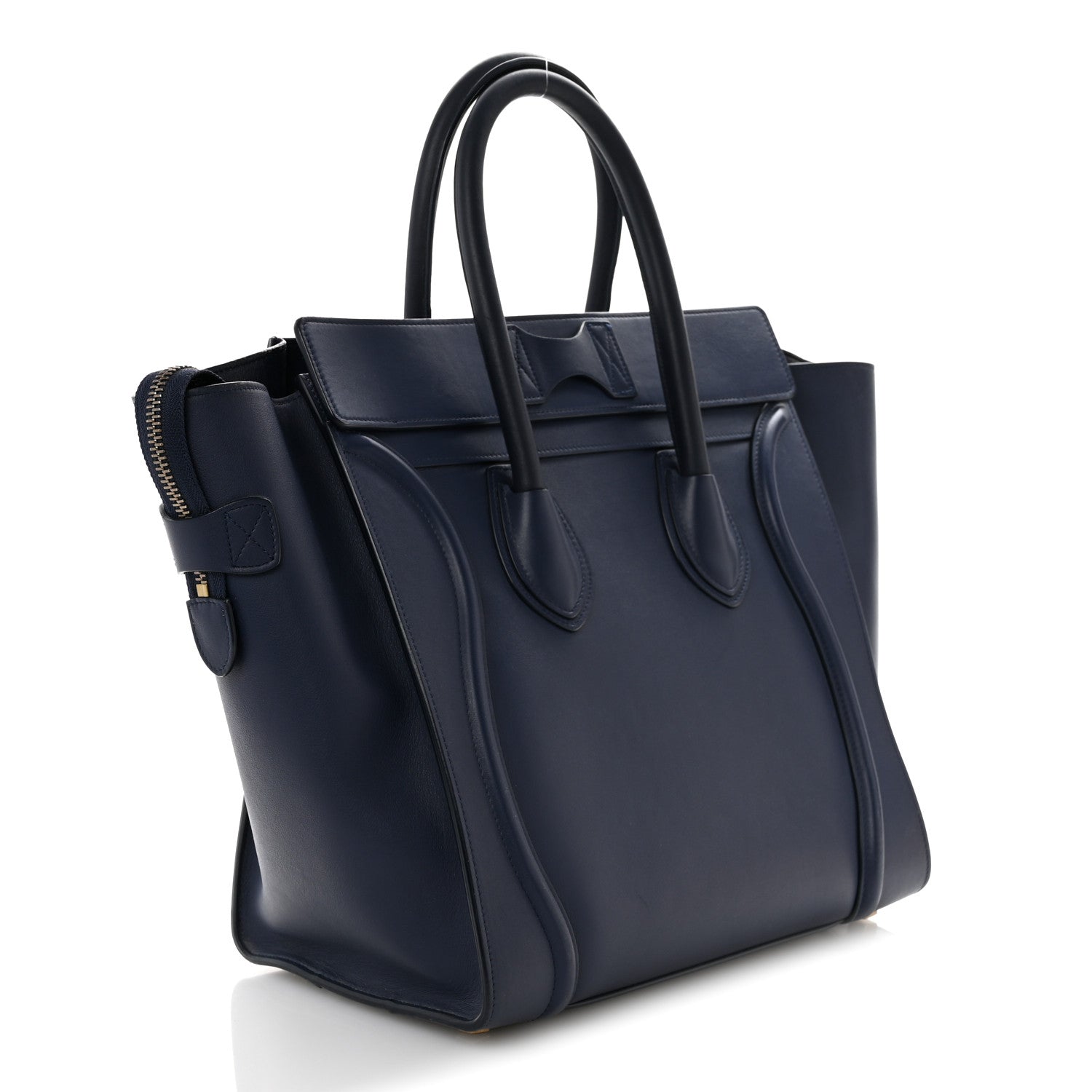 Celine Smooth Calfskin Mini Luggage Ink 3 of 17