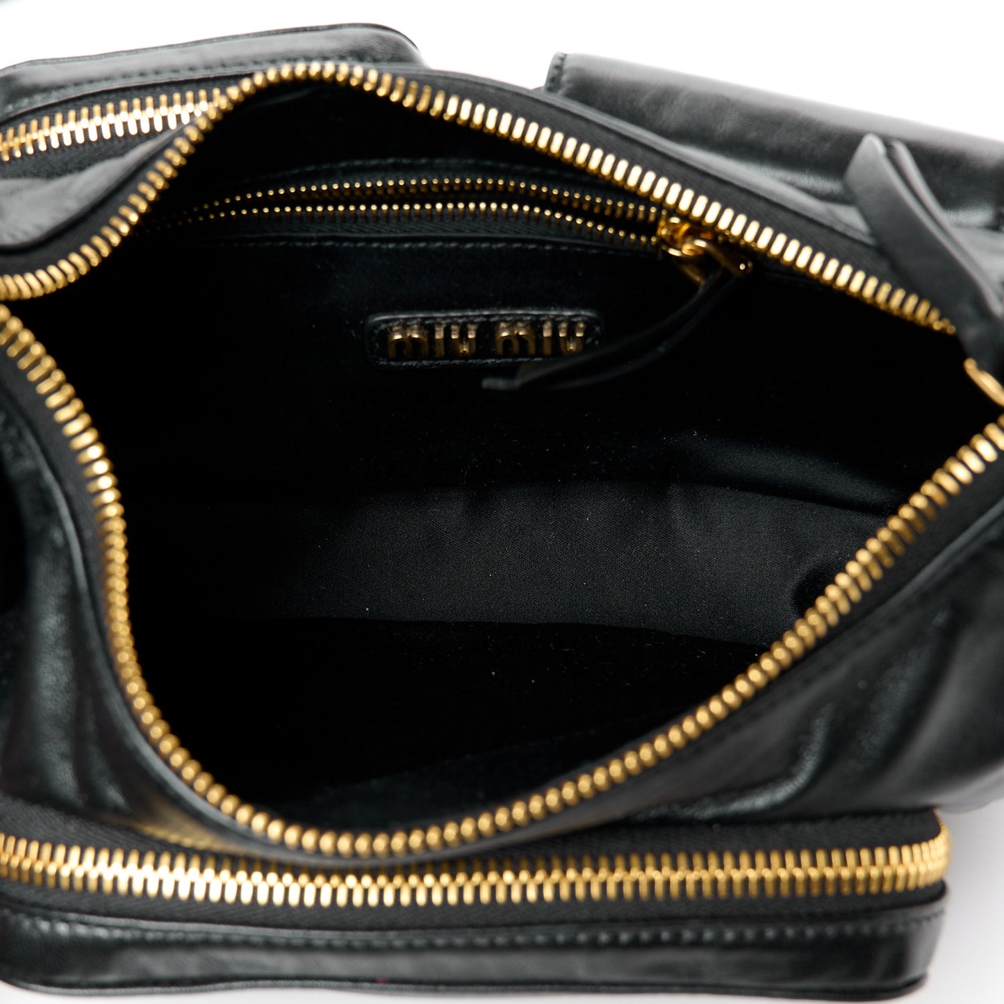 Nappa Multi Pocket Hobo Black