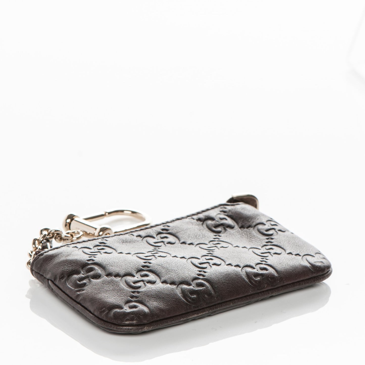 Guccissima Key Case Chocolate