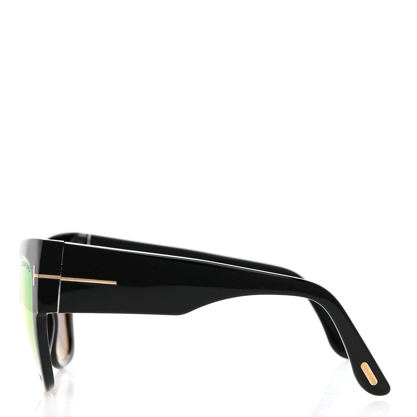 Acetate Anoushka Cat Eye Sunglasses TF371 Black