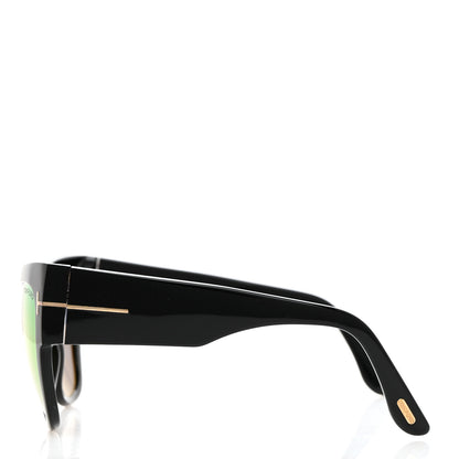 Tom Ford Acetate Anoushka Cat Eye Sunglasses TF371 Black 3 of 8
