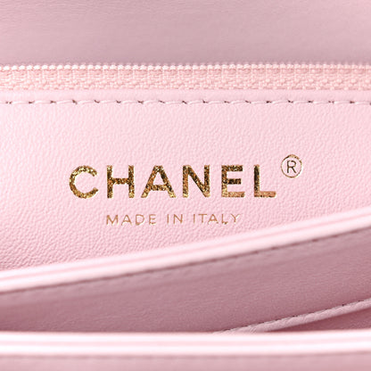 Chanel Lambskin Quilted Small Trendy CC Flap Dual Handle Bag Light Pink 6 of 9