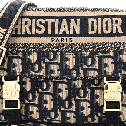 Christian Dior Oblique Small Diorcamp Messenger Blue 8 of 12