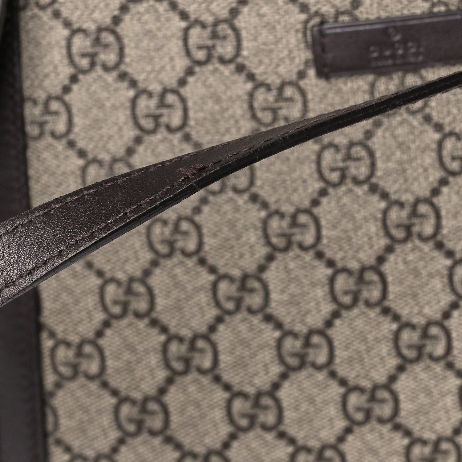 Gucci GG Supreme Monogram Medium Joy Tote Dark Brown 14 of 16