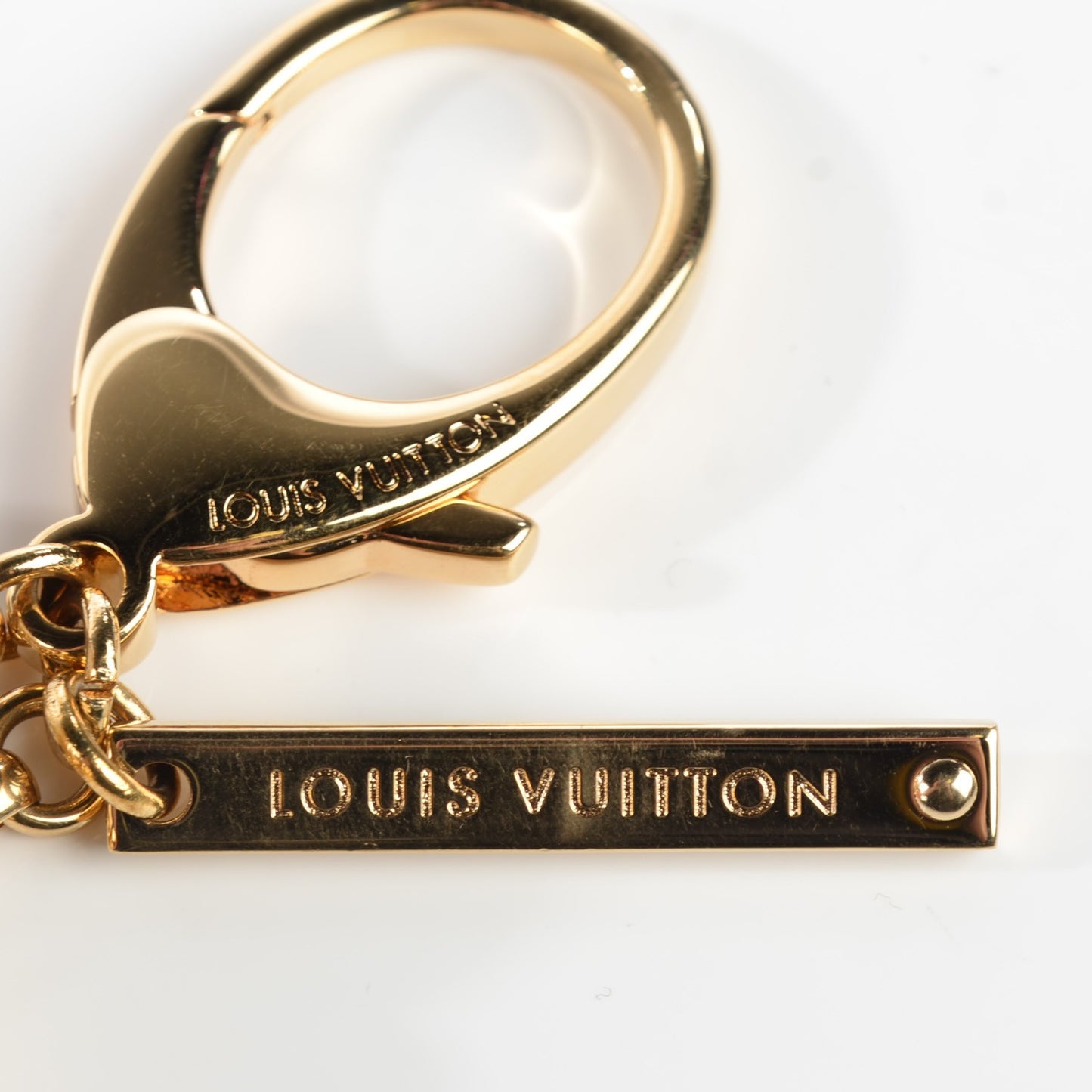 Mini Lin Croisette Bag Charm Pink