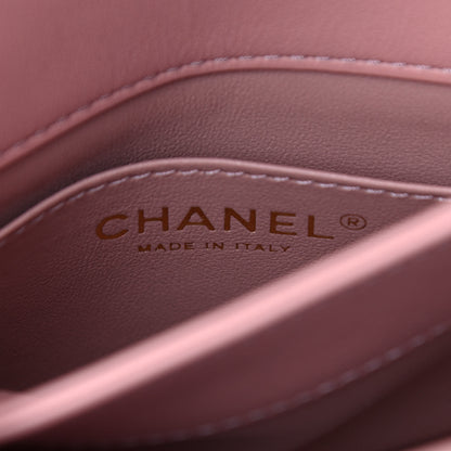 Chanel Calfskin Quilted Coco Lady Flap Dark Pink 6 of 10