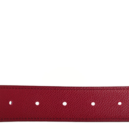 Hermes Epsom Swift 32mm Belt Strap 85 Iris Rubis 5 of 6