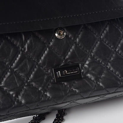 Chanel Aged Calfskin Quilted 2.55 Reissue 225 Flap So Black 10 of 10