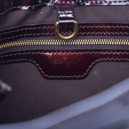 Louis Vuitton Vernis Wilshire PM Amarante 8 of 9
