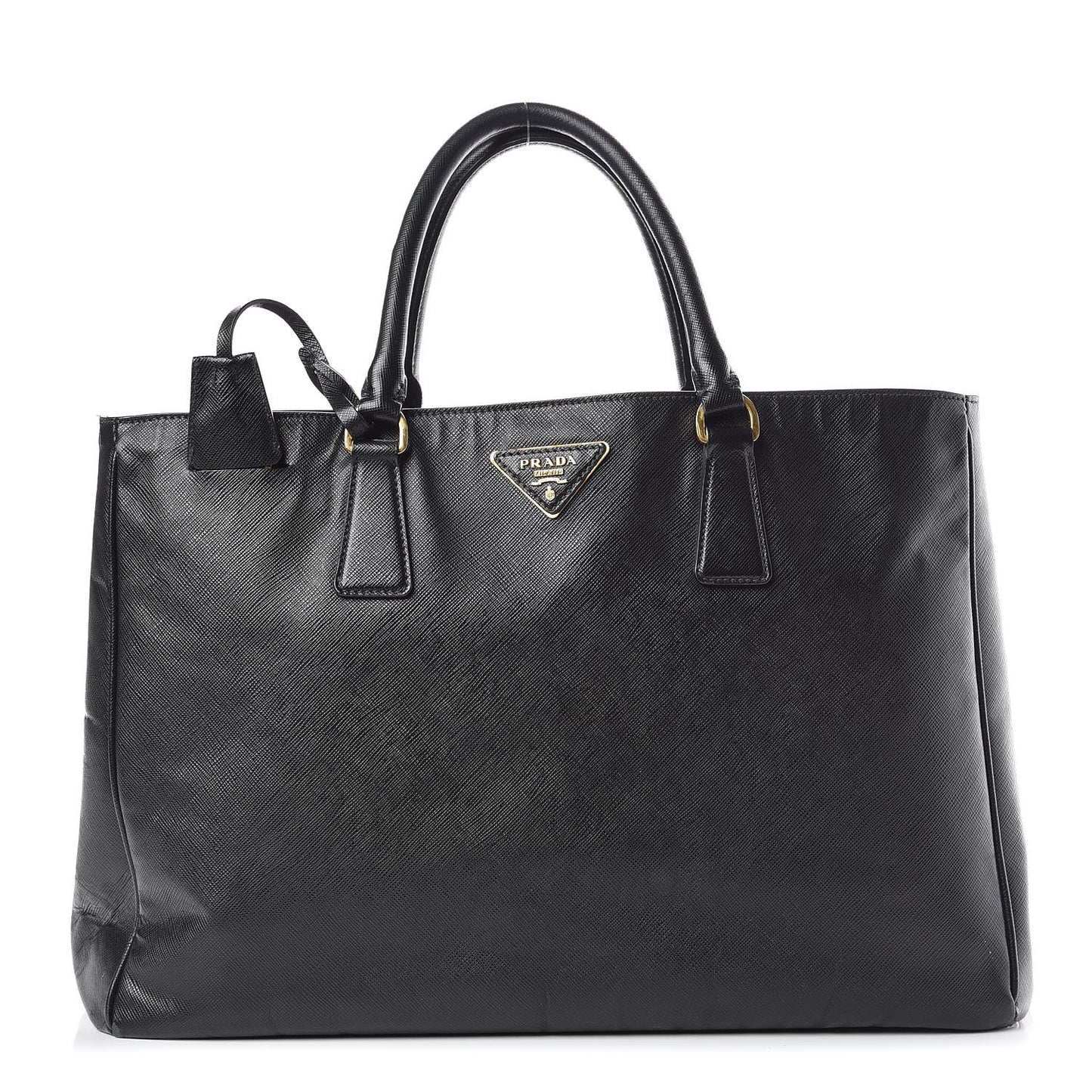 Saffiano Lux Large Tote Black