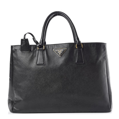Prada Saffiano Lux Large Tote Black 1 of 19