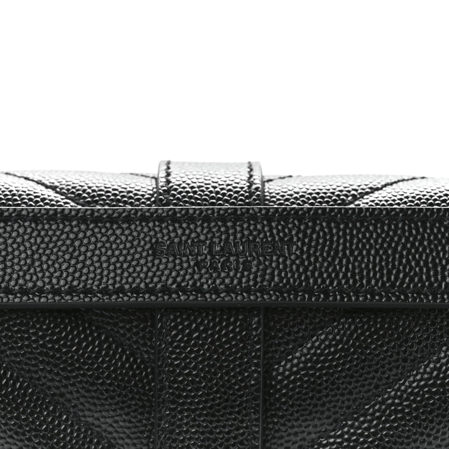 Grain De Poudre Matelasse Chevron Large Monogram Satchel Black