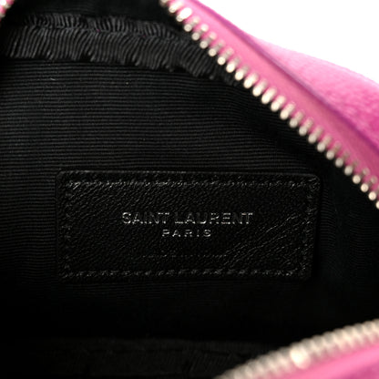 Saint Laurent Grain De Poudre Matelasse Monogram Baby Lou Camera Bag Electric Fuxia 6 of 11