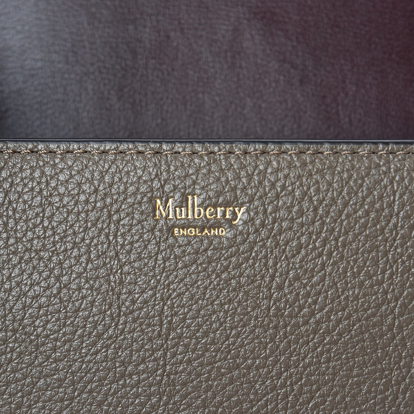 Natural Grained Calfskin Small Darley Satchel Clay