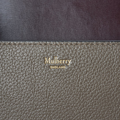 Mulberry Natural Grained Calfskin Small Darley Satchel Clay 6 of 8