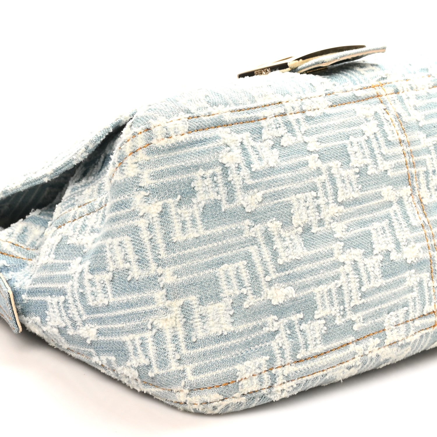 Fendi Denim Zucca Mama Baguette Blue 1883476 – FASHIONPHILE