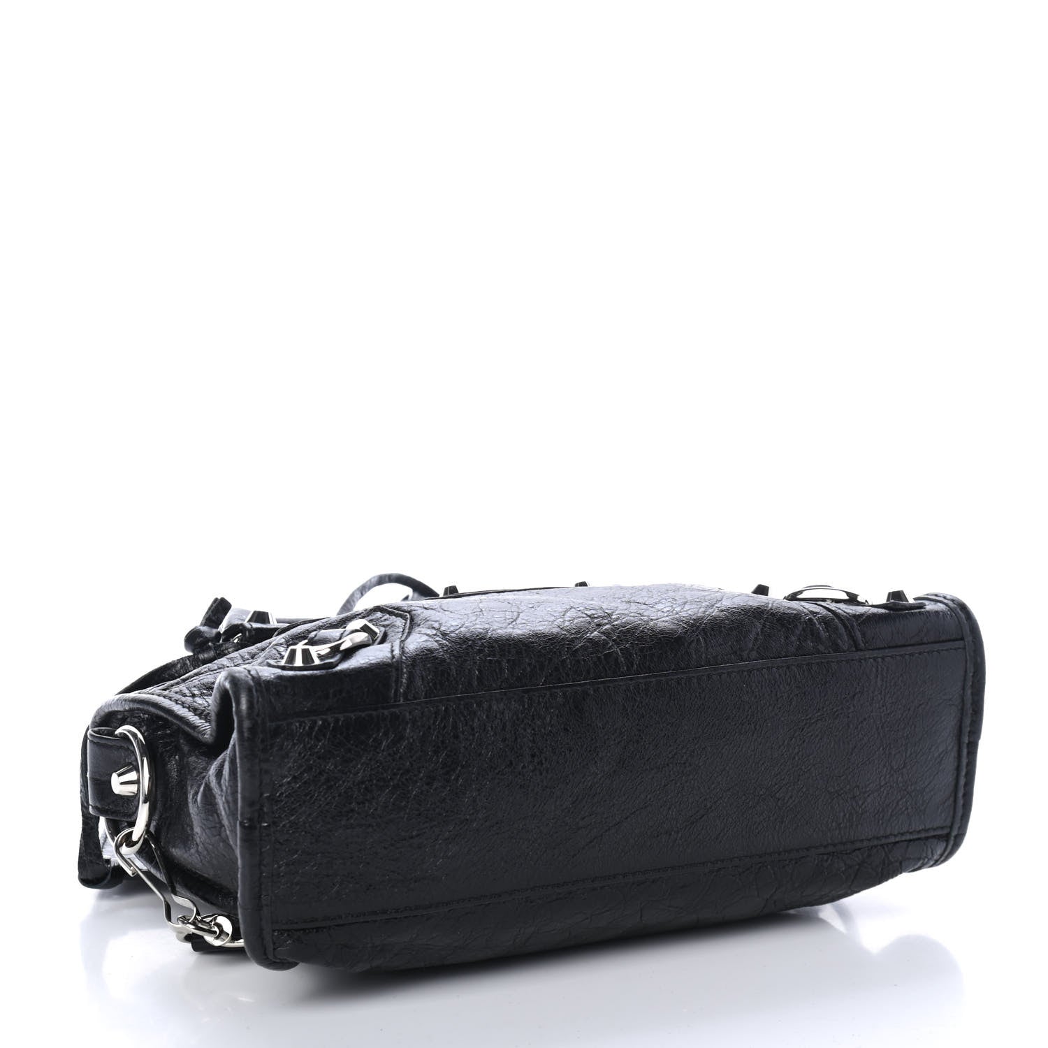 Balenciaga Agneau Classic Silver Hardware Mini City Black 3 of 4
