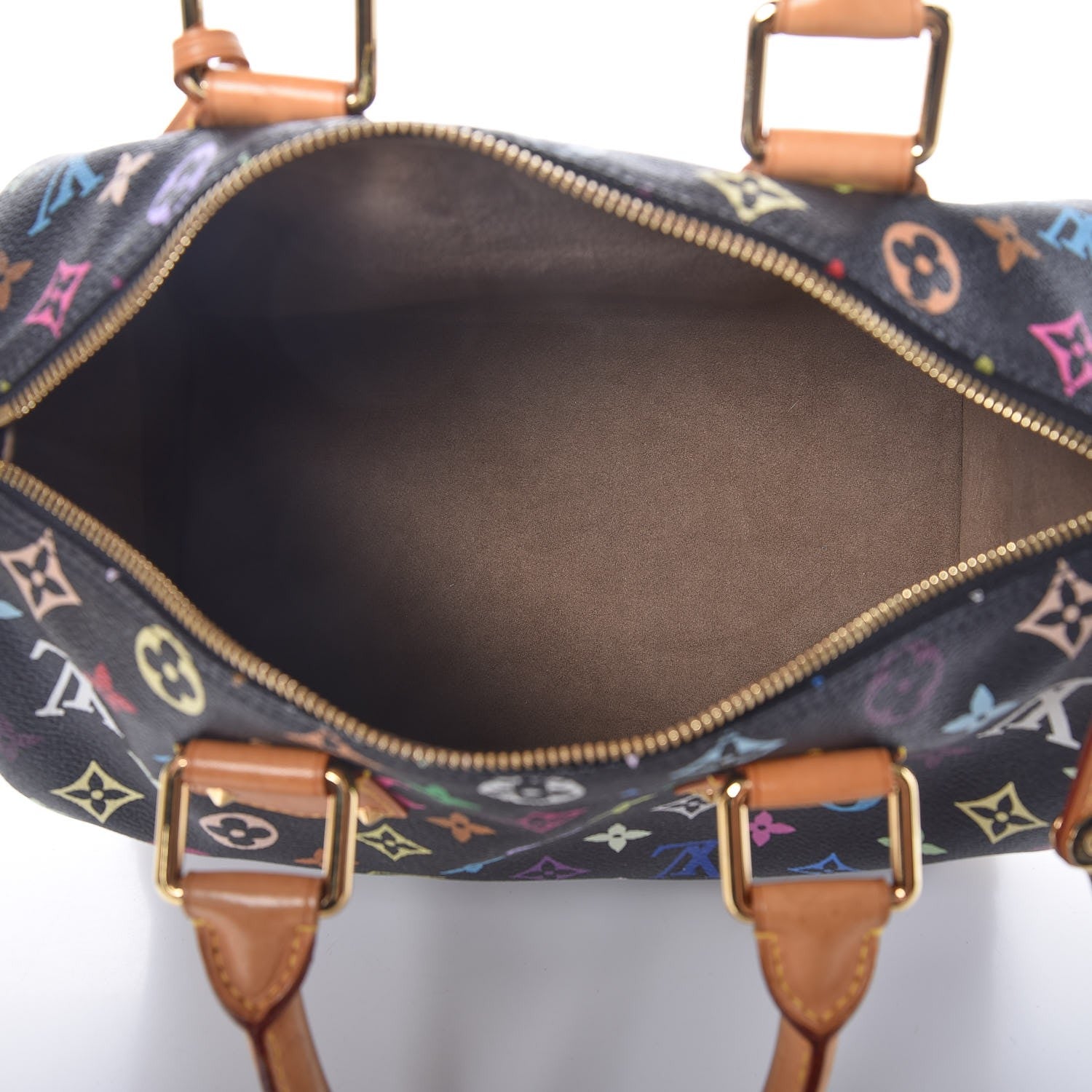 Louis Vuitton Monogram Multicolor Speedy 30 Black 5 of 8