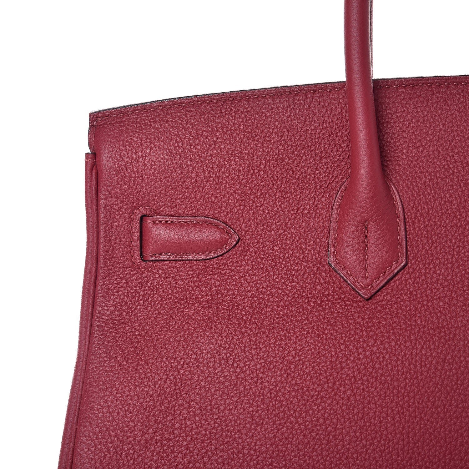 Hermes Togo Birkin 35 Rouge Grenat 35 of 38
