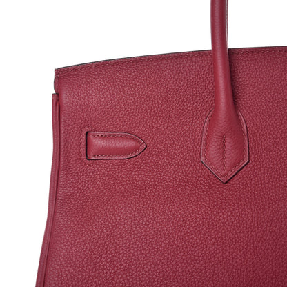 Hermes Togo Birkin 35 Rouge Grenat 35 of 38