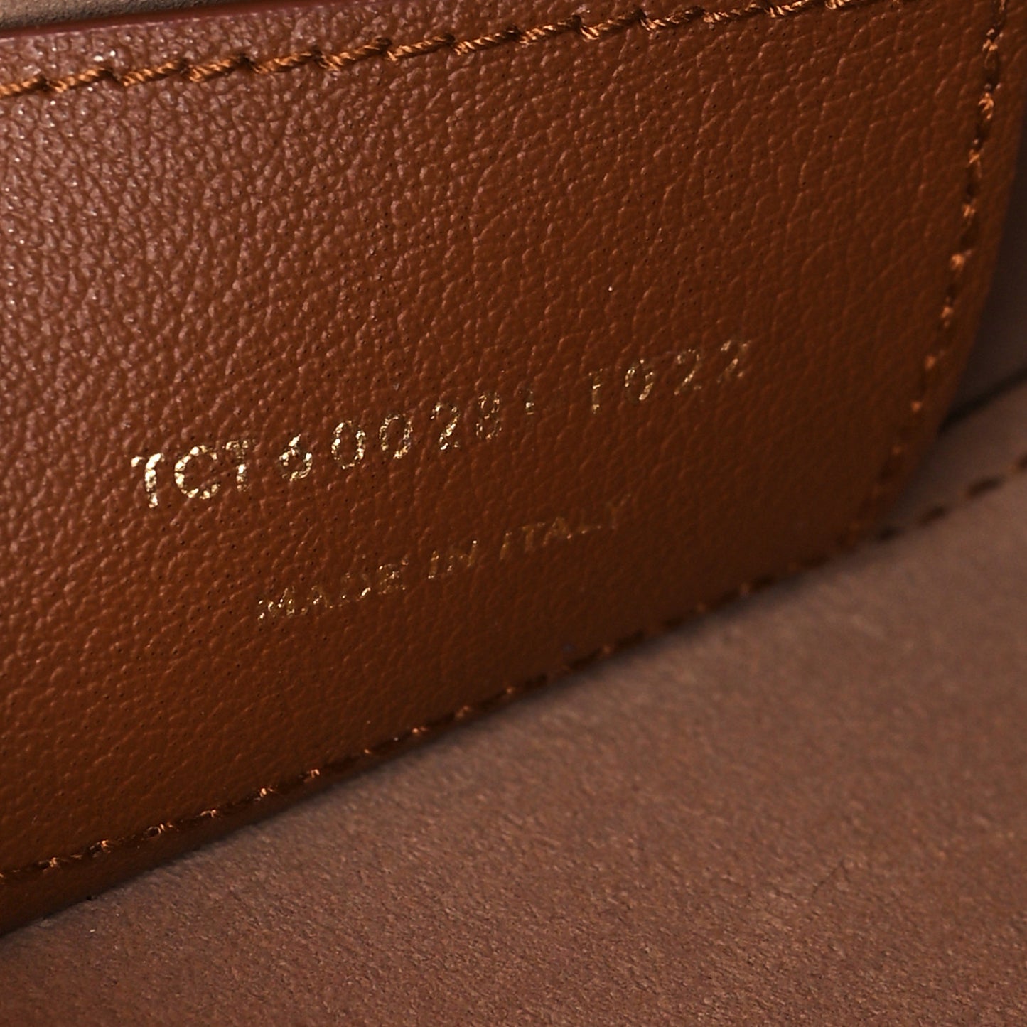 Calfskin Large Shopping Tote Brick