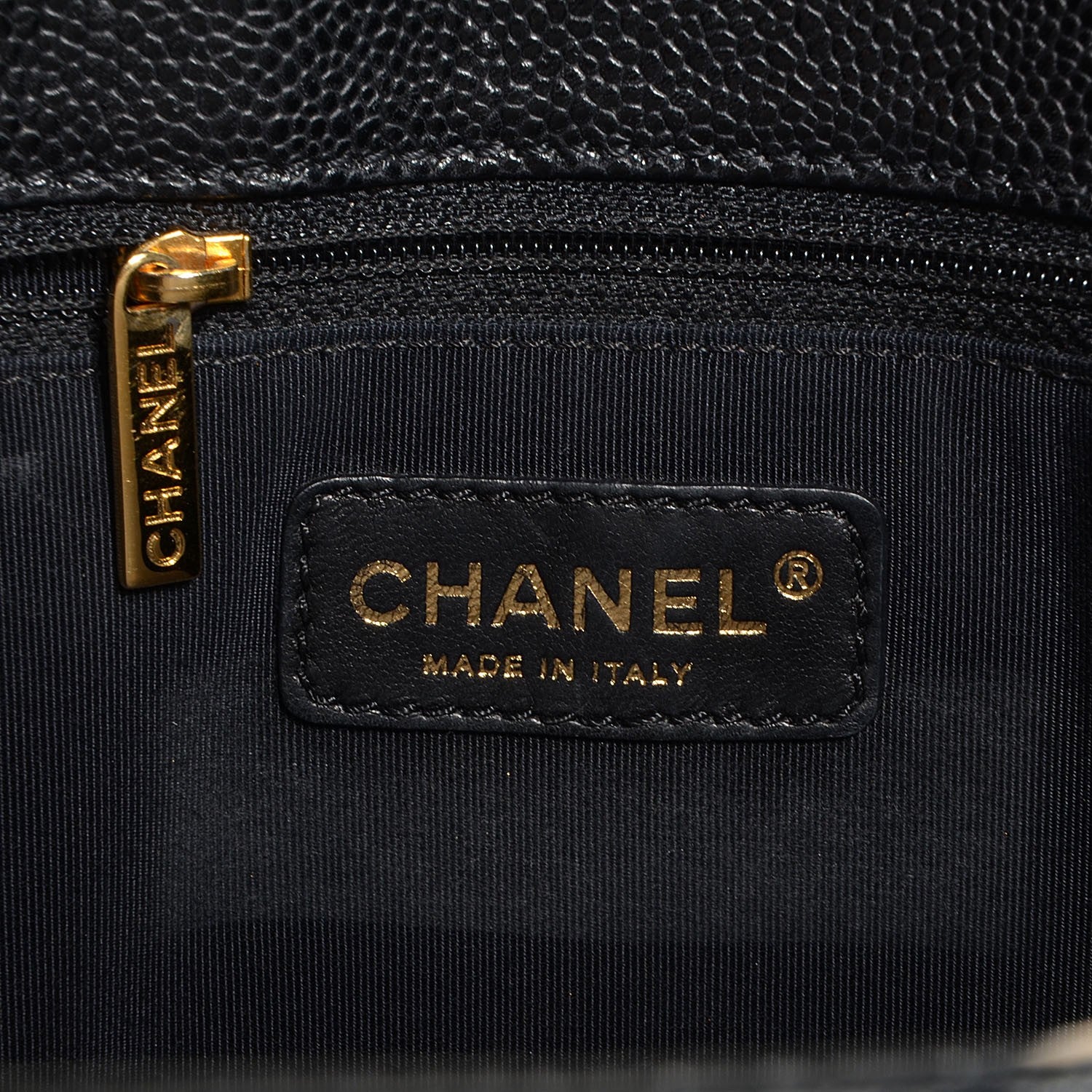 Chanel Caviar Grand Shopping Tote GST Black 6 of 7