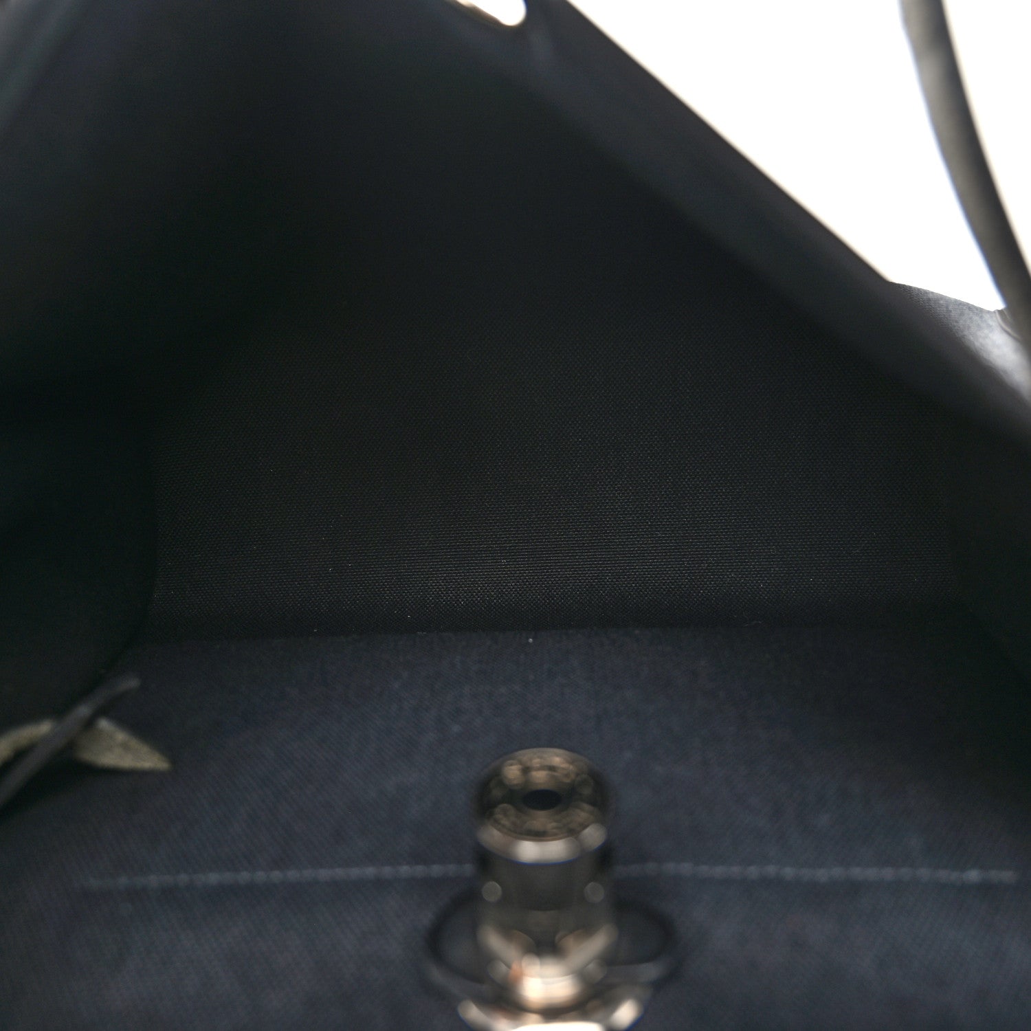 Hermes Military Toile Vache Hunter Herbag Zip PM 31 Black 6 of 11