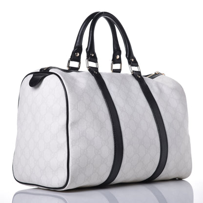 Gucci GG Plus Monogram Medium Joy Boston White Black 3 of 10