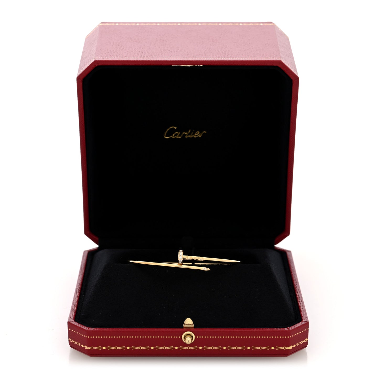 18K Yellow Gold Diamond Small Juste Un Clou Bracelet 17