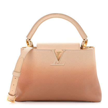 Louis Vuitton Taurillon Gradient Capucines PM Cloudy Creme 1 of 9