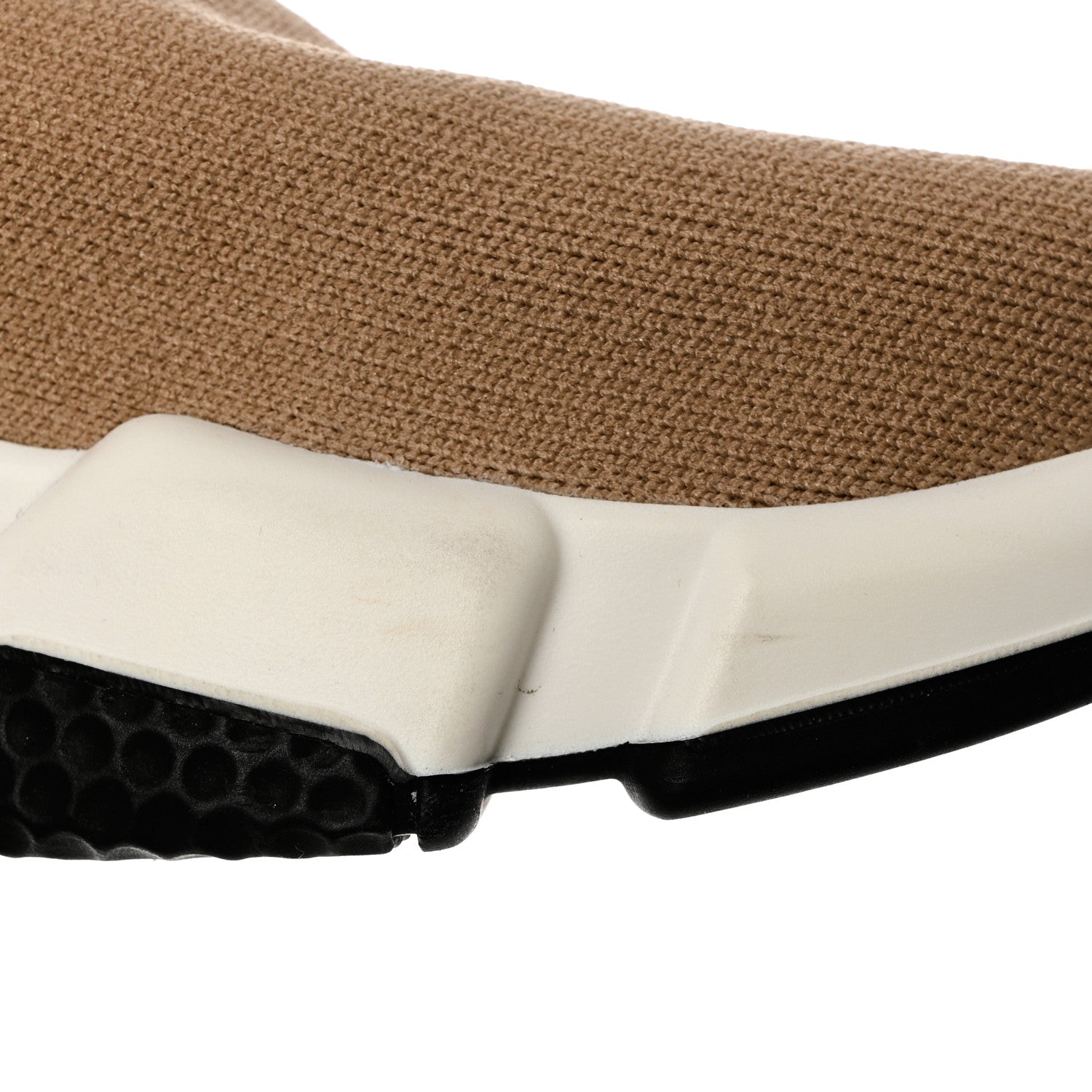 Balenciaga Neoprene Knit Womens Speed Sneakers 36 Beige 9 of 11