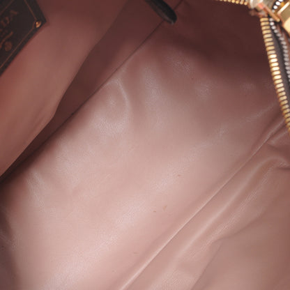 Prada Cervo Lux Deerskin Chain Bag Bruciato 7 of 9